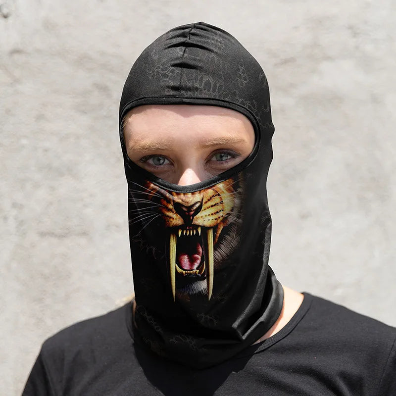 Skull Face Motorcycle Balaclava | Quick-Dry, Windproof & UV Protection | Outdoor Sports & Ski Mask for Men & Women