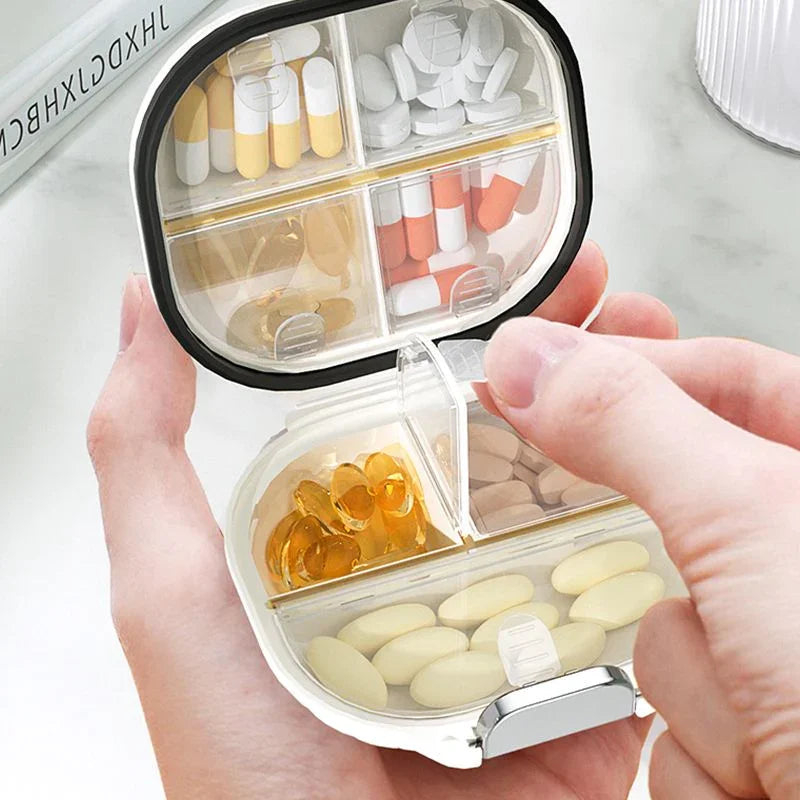 Mini Portable Pill Box – 7-Day Travel Organizer for Medication Management 🌟💊