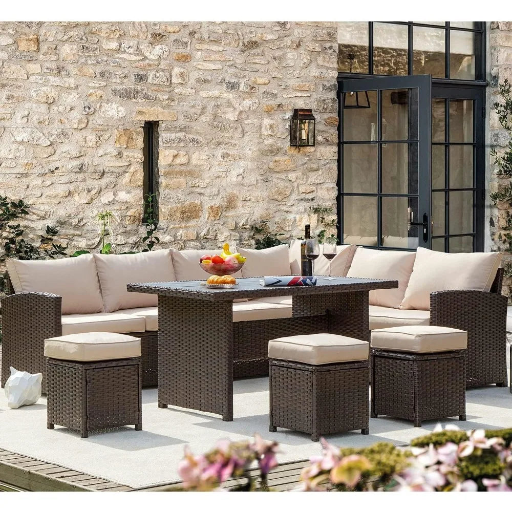 7 Pieces Patio Furniture Set 🌿🏡