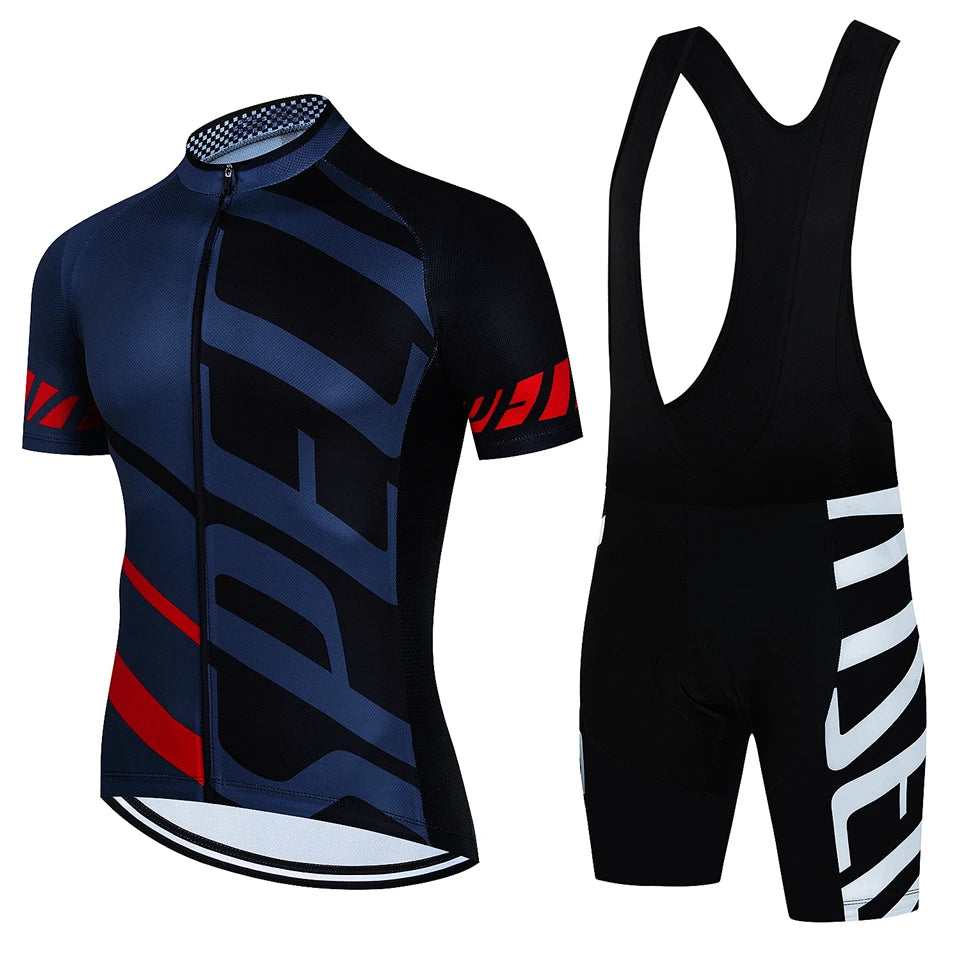 Men's Summer Cycling Jersey Set 🚴‍♂️ | Breathable Quick-Dry MTB Bike Suit | Ropa Ciclismo