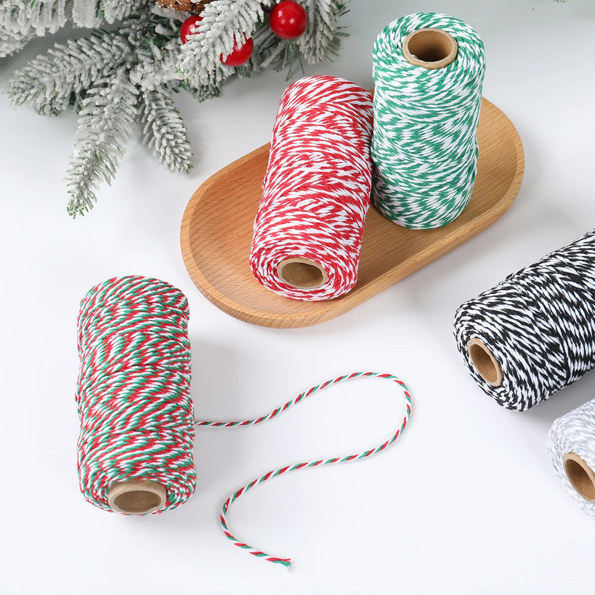 🎄 Christmas Wrapping String Rope 🎁 | Festive Rope for Gift Box Packaging & Holiday Decor 🌟