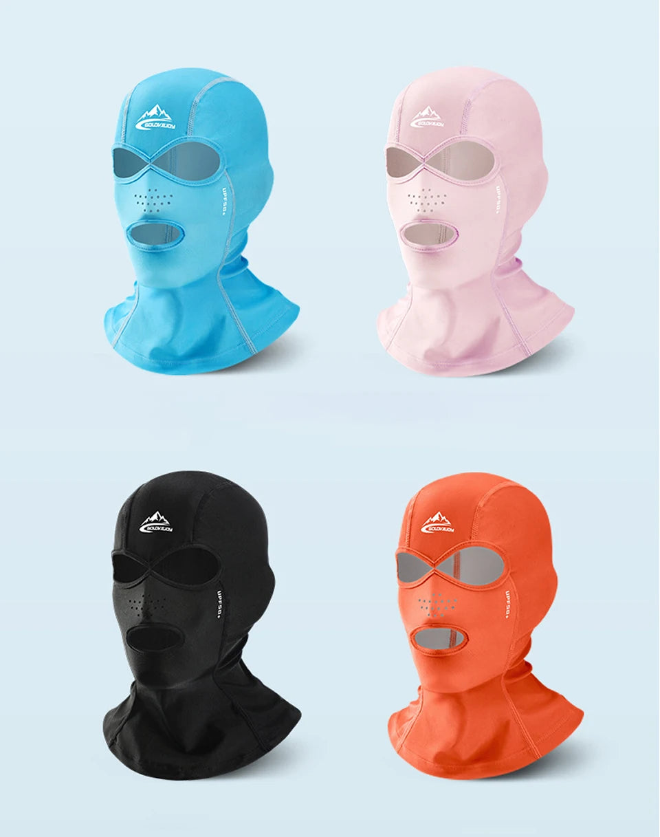 Breathable Cycling Balaclava | Ice Silk Facekini with UPF50+ Sun Protection | Outdoor Sports Headwear for Men & Women"