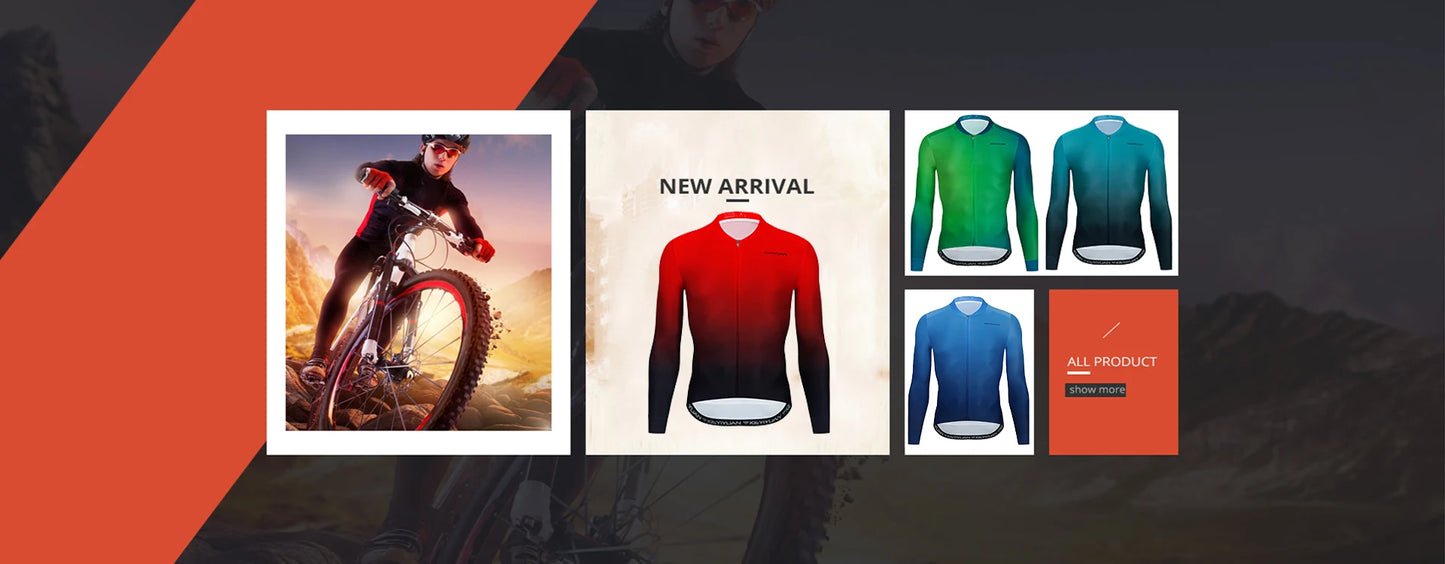 KEYIYUAN New Moto Bicycle Jersey Long Sleeve Mtb Cycling Wear Motocross T-shirt Mountain Bike Downhill Clothing Maillot Velo