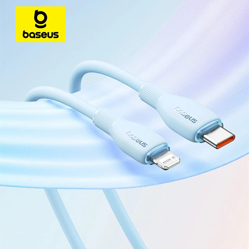 Baseus USB C Cable For iPhone 14 13 12 11 Pro Max XS 20W Fast Charging Cable Type C Data Wire For iPad MacBook TPE