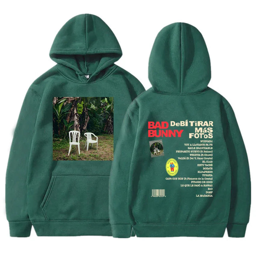 Debí Tirar MásFotos Hoodies 2025 Album Printing Sweatshirts Winter Casual Sudaderas Para Mujer Y Hombres