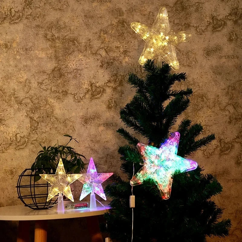 ✨ Christmas Tree Ornaments LED Star Light Lamp | Festive Home Decorations for Xmas Trees 2024 🎄