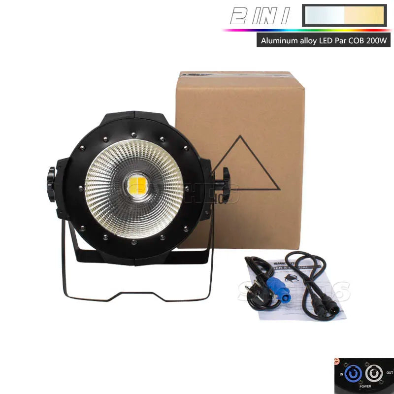 SHEHDS 200W LED Par COB Stage Light – Illuminate Your Performances