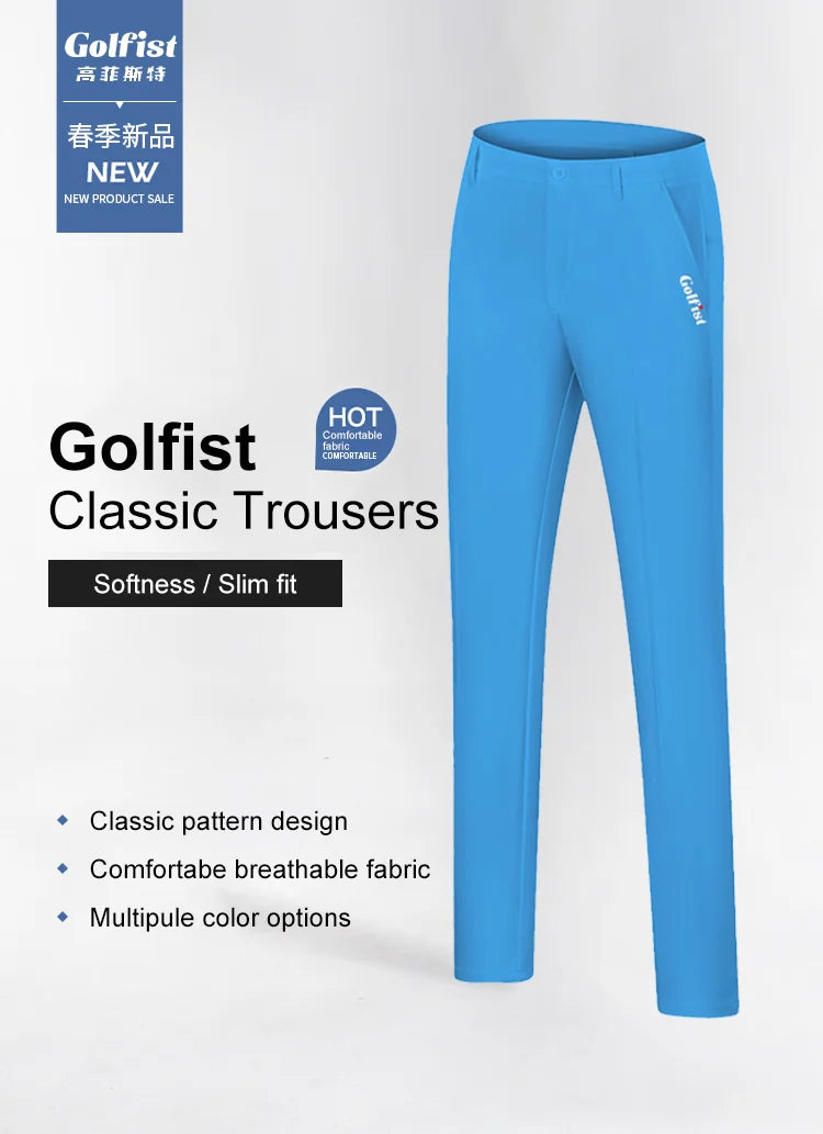 Men's Golf Pants ⛳ | Quick-Dry, Breathable, Stretch Trousers for Leisure & Sports