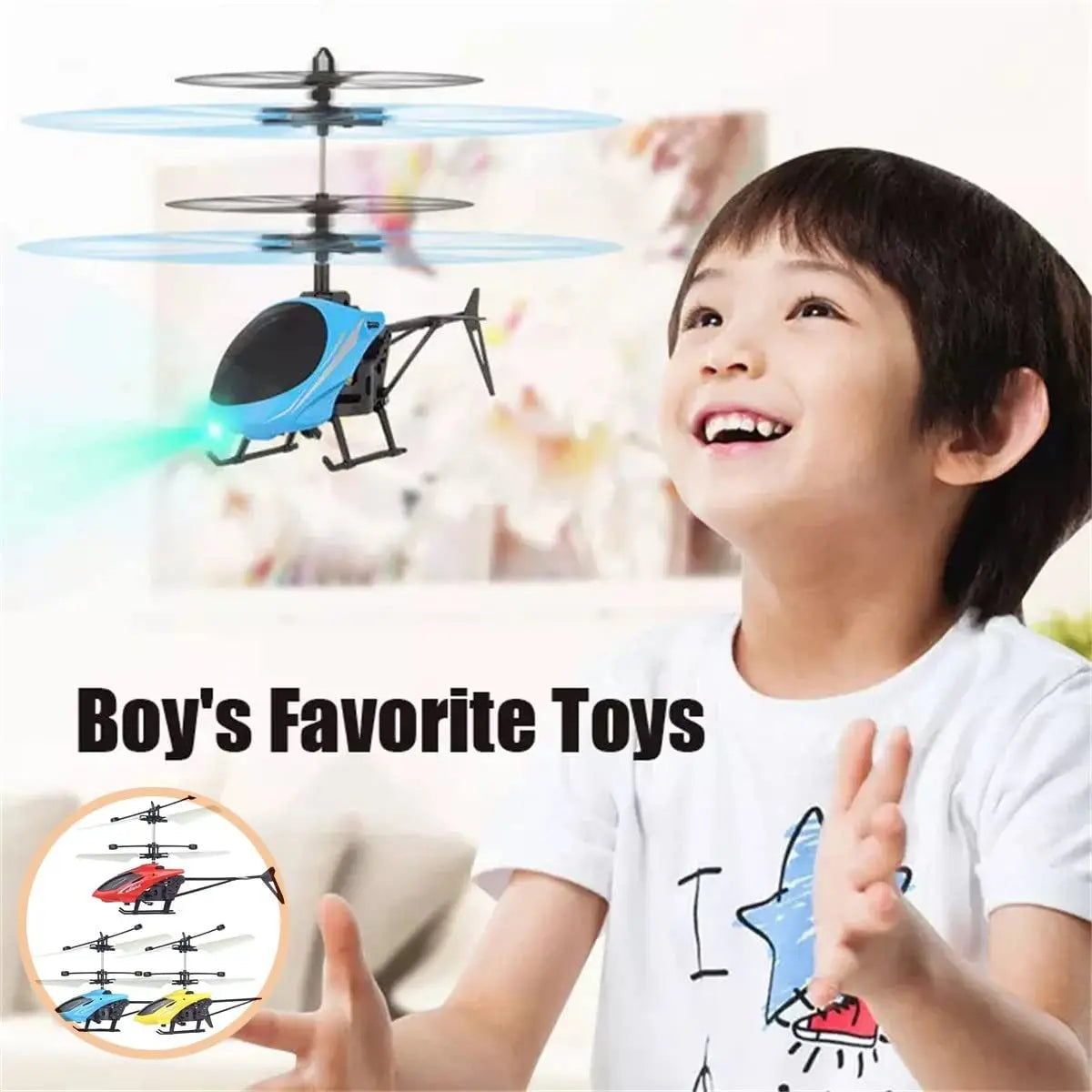 Rechargeable Mini RC Drone - Safe Fall-resistant RC Helicopters for Kids