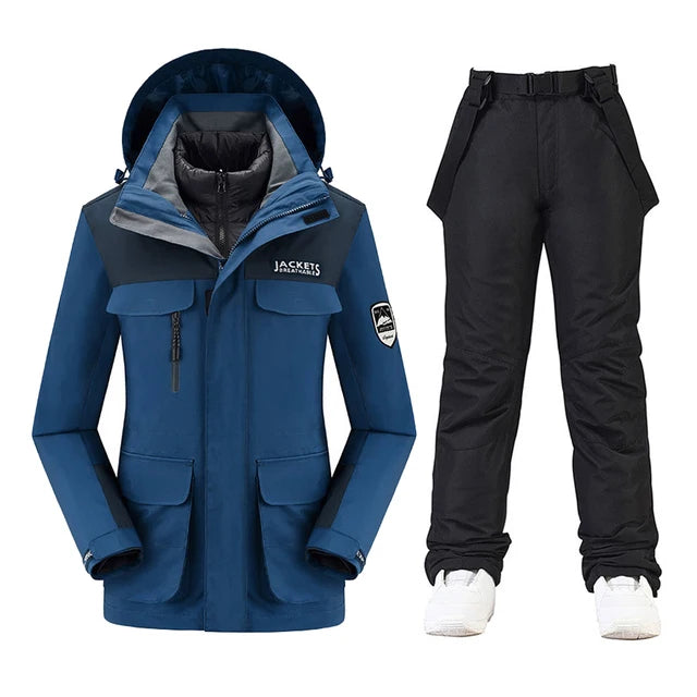 New Women’s Ski Suit ⛷️ Waterproof Windproof Snowboard Set – Warm Down Jacket & Snow Pants