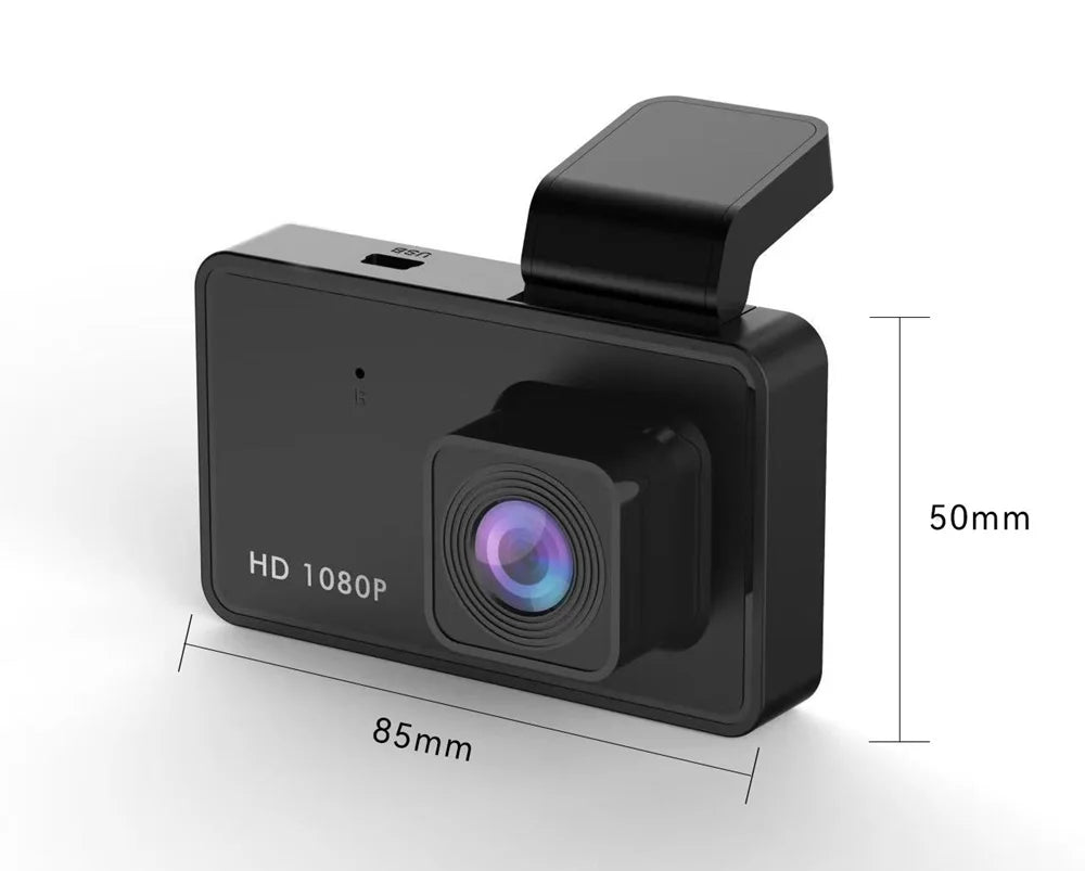 1080P Dash Cam with Night Vision | Car DVR Vehicle Recorder with G-Sensor and HDR for Loop Recording