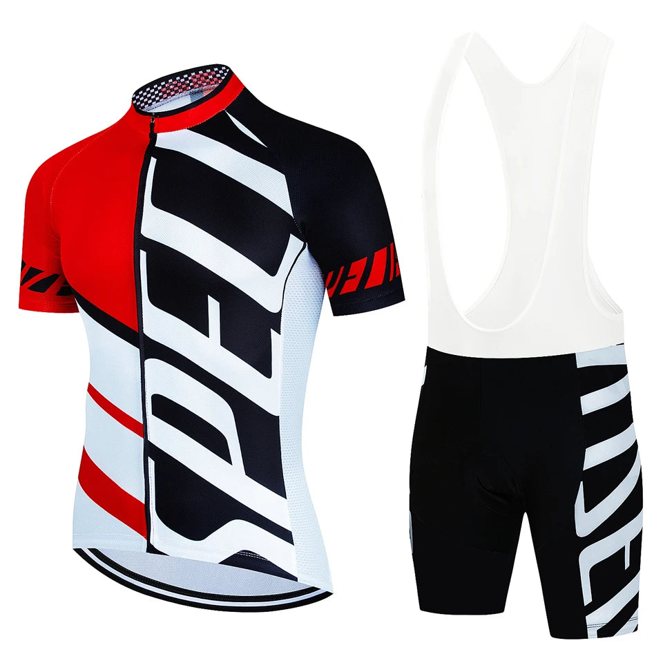 Men's Summer Cycling Jersey Set 🚴‍♂️ | Breathable Quick-Dry MTB Bike Suit | Ropa Ciclismo