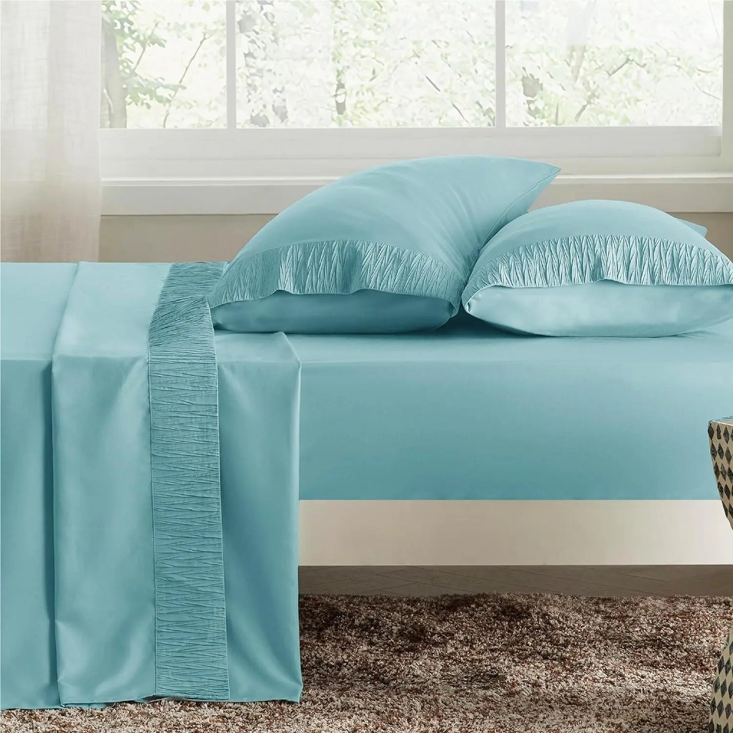 🛏️ Bedsure Soft Sheet Set - Hotel Luxury Polyester Microfiber Cooling Sheets ✨