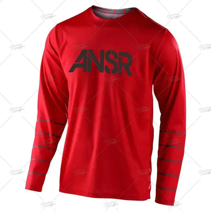 🚴‍♂️ All-Terrain Motocross Jersey 🌟 | Long Sleeve Comfort for Men’s MTB Rides