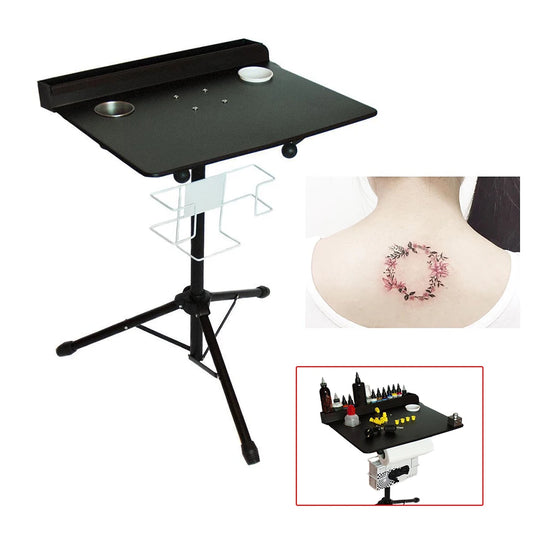 Adjustable Mobile Metal Tattoo Work Station Desk Table