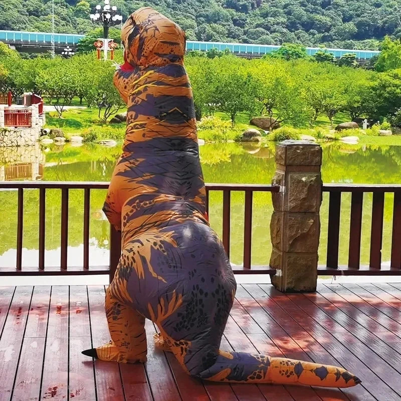 Inflatable T-Rex Costume | Adult Dinosaur Costume for Halloween & Parties 🦖