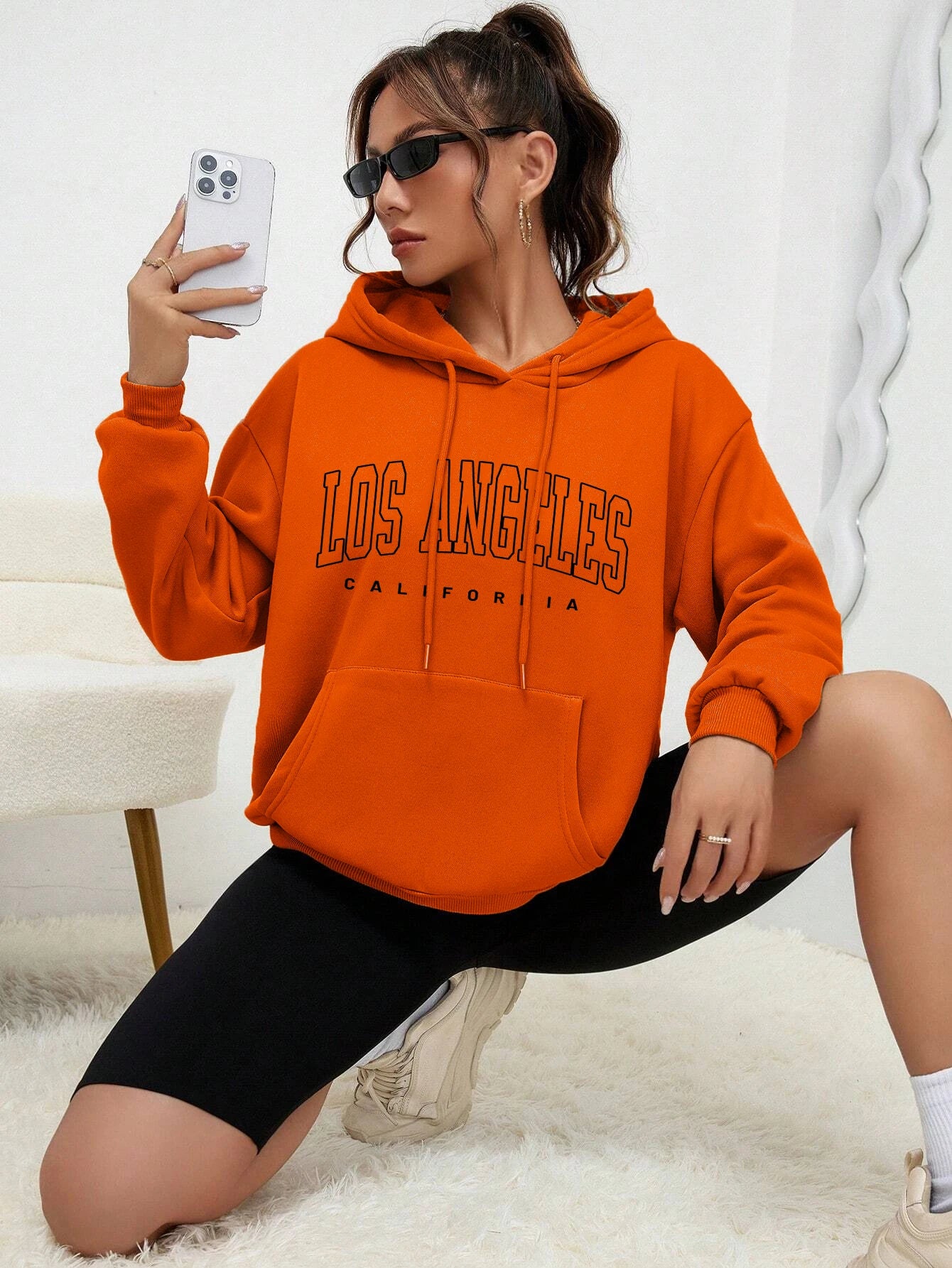 Art Print Women's Sweatshirt 🧥 | Streetwear Hip Hop Style | Casual Fleece Hoodie