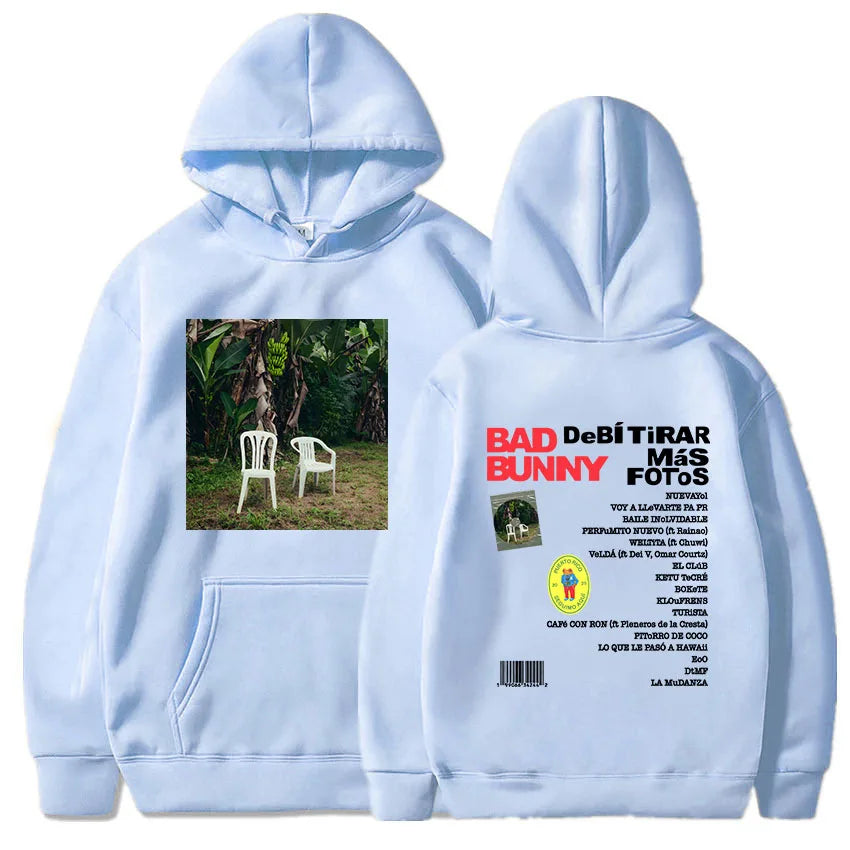 Debí Tirar MásFotos Hoodies 2025 Album Printing Sweatshirts Winter Casual Sudaderas Para Mujer Y Hombres