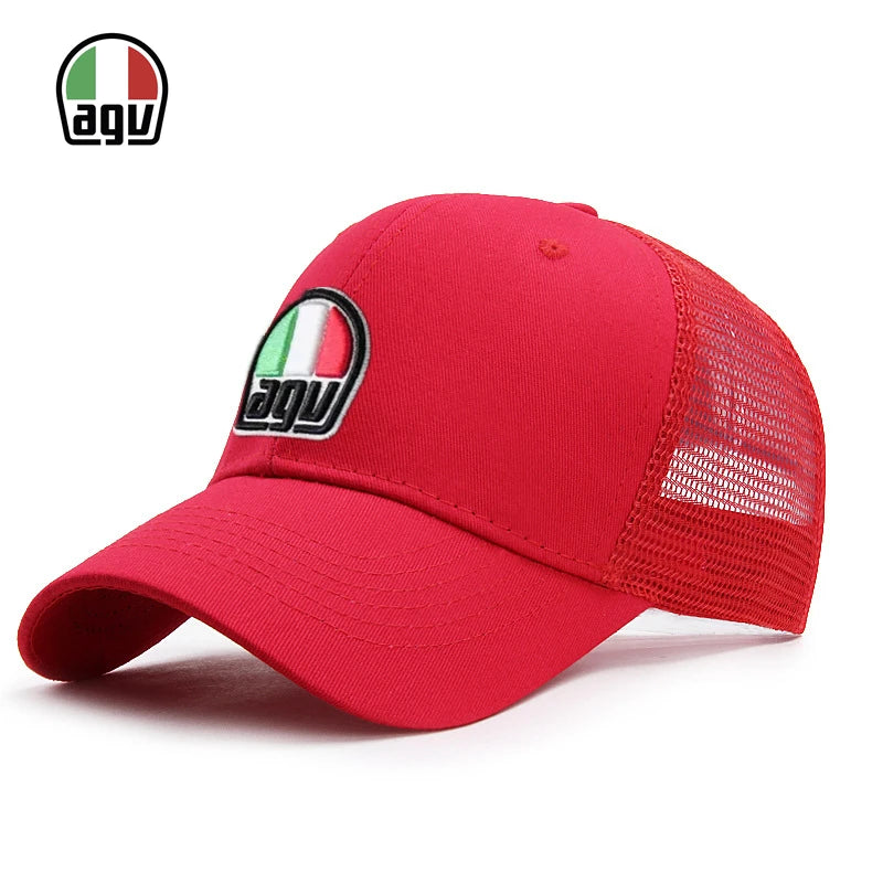 AGV Baseball Cap Snapback Hat Hats & Caps Men Moto Letters Racing Motocross Riding Hip Hop Sun Hats