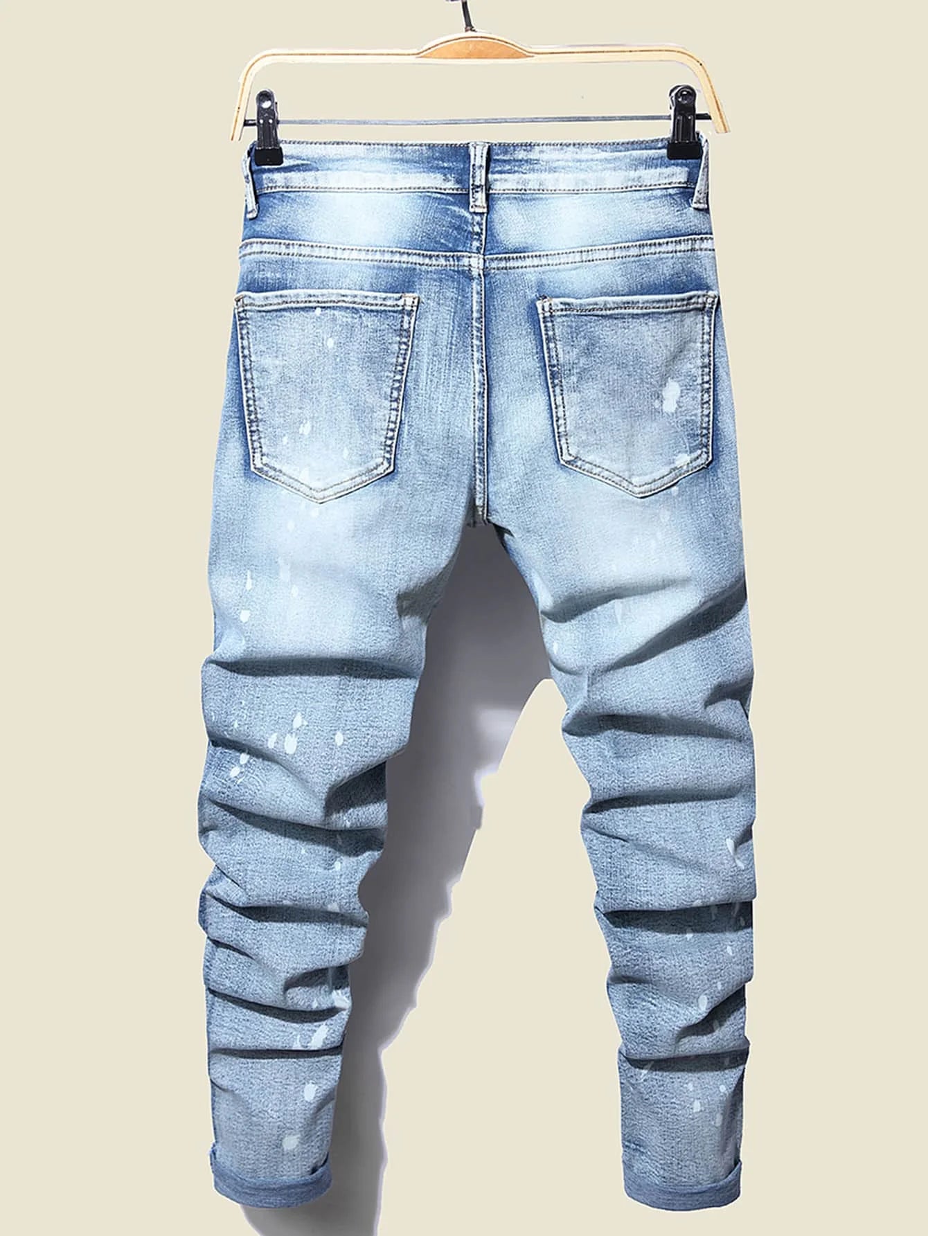 🔥 Men's Chic Ripped Skinny Jeans – Streetwear Essentials - Jeans for men! 🔥