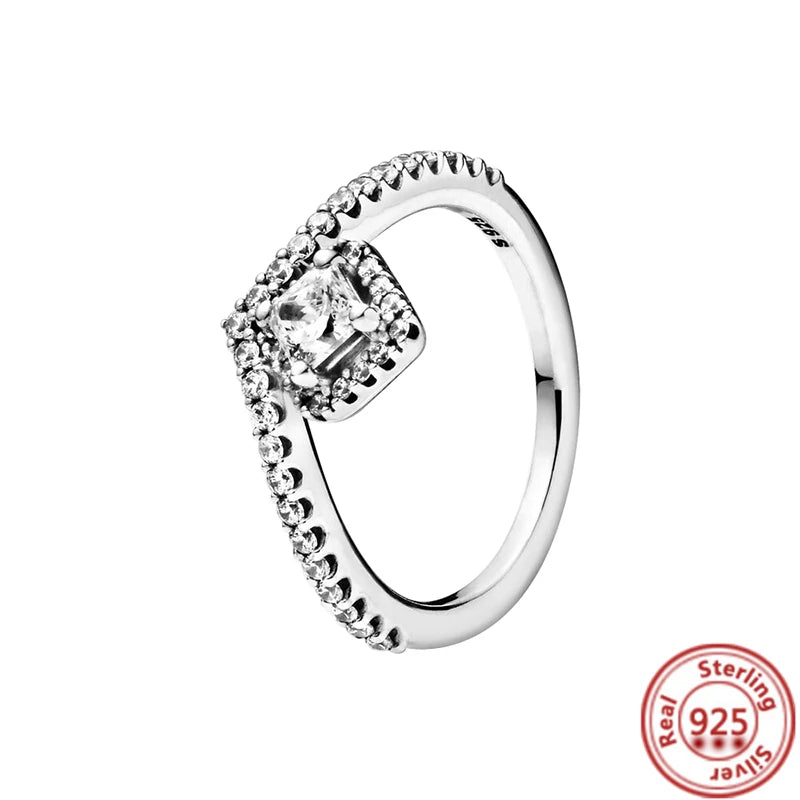 Elegant 925 Sterling Silver Crown Heart Wing Ring – A Timeless Anniversary Gift