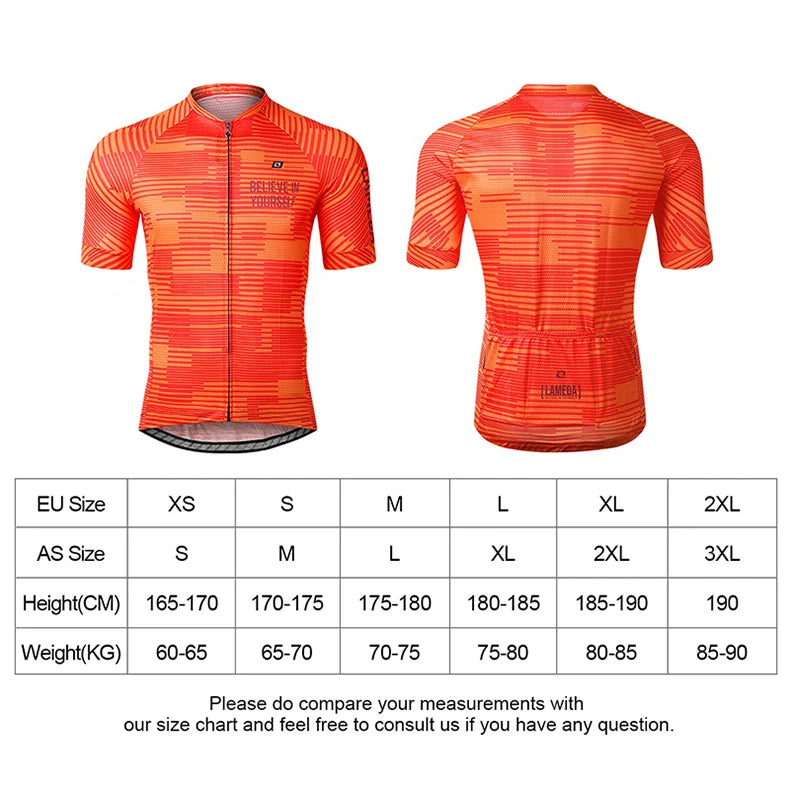 Men's Summer Cycling Jersey 🚴‍♂️ | Breathable, Quick-Dry MTB & Road Bike Shirt | Short Sleeve Sportswear