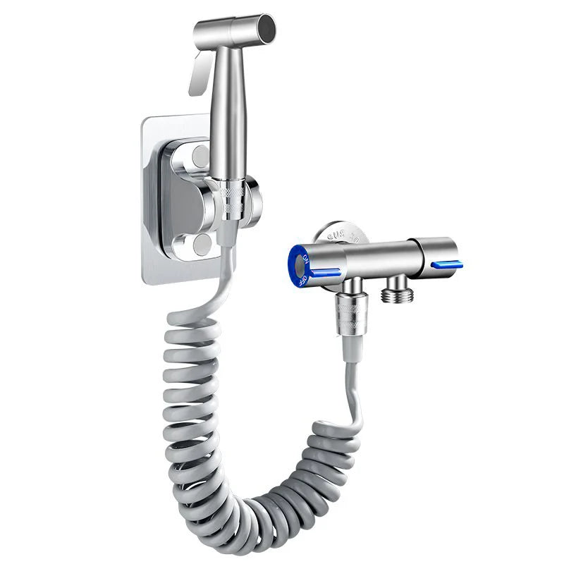 🚿 Handheld Bidet Sprayer Set - 304 Stainless Steel, Self-Cleaning, Toilet Faucet Sprayer Nozzle 🛁