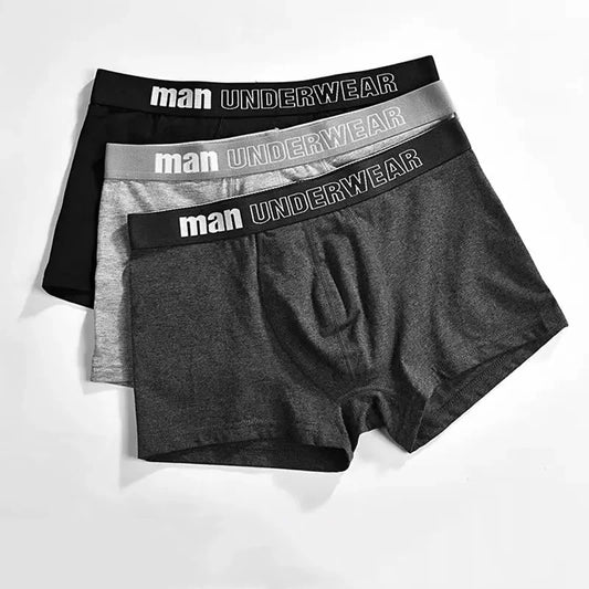 Men's Boxer Briefs 🩳 Soft Breathable Cotton Underwear | Sports Underpants L-XXL