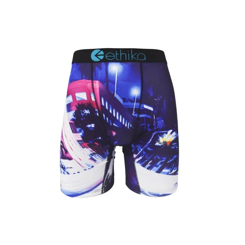 Men's 3D Printed Boxer Briefs | Summer Surf Swimwear | Sexy Sports Shorts for Gym & Beach 🩳