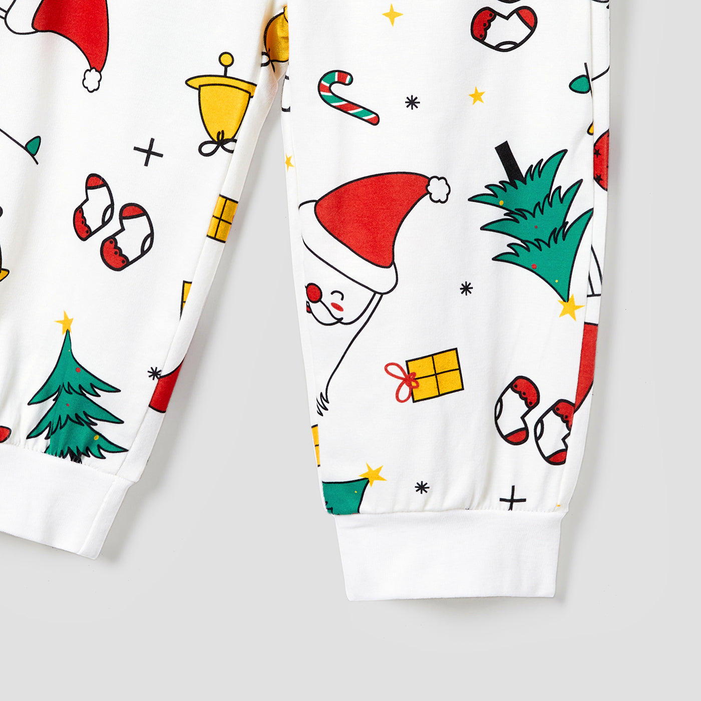 Christmas Family Matching Pajamas – Colorful Festival Print & Flame-Resistant! 🎄🔥