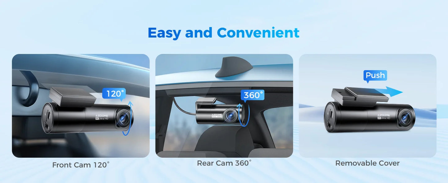 Stay Secure with the 4K Dual Dash Cam! 🚗📸