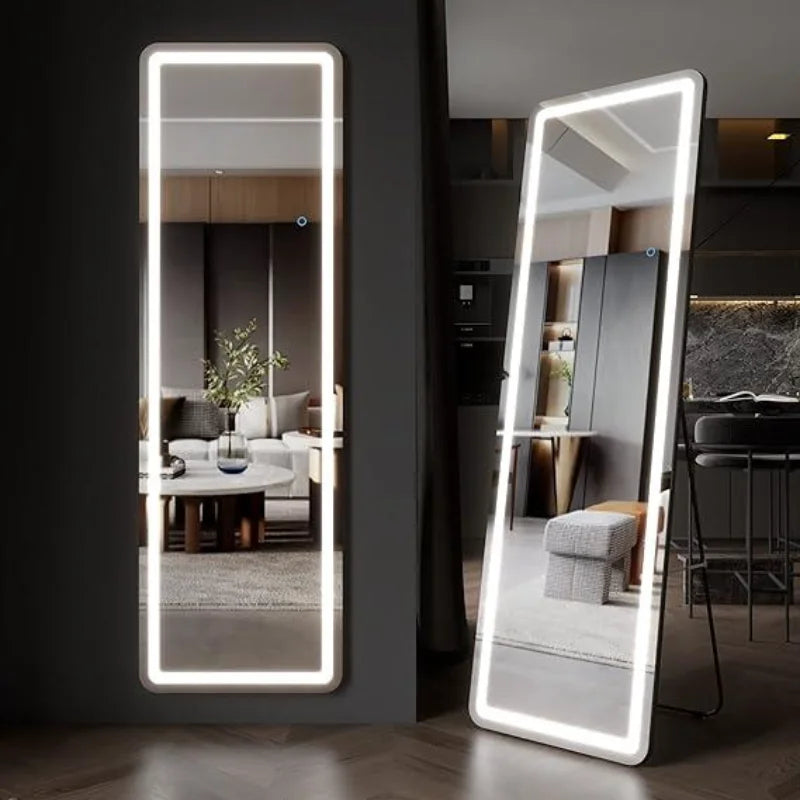 LED Full Length Mirror - 64" x 21"