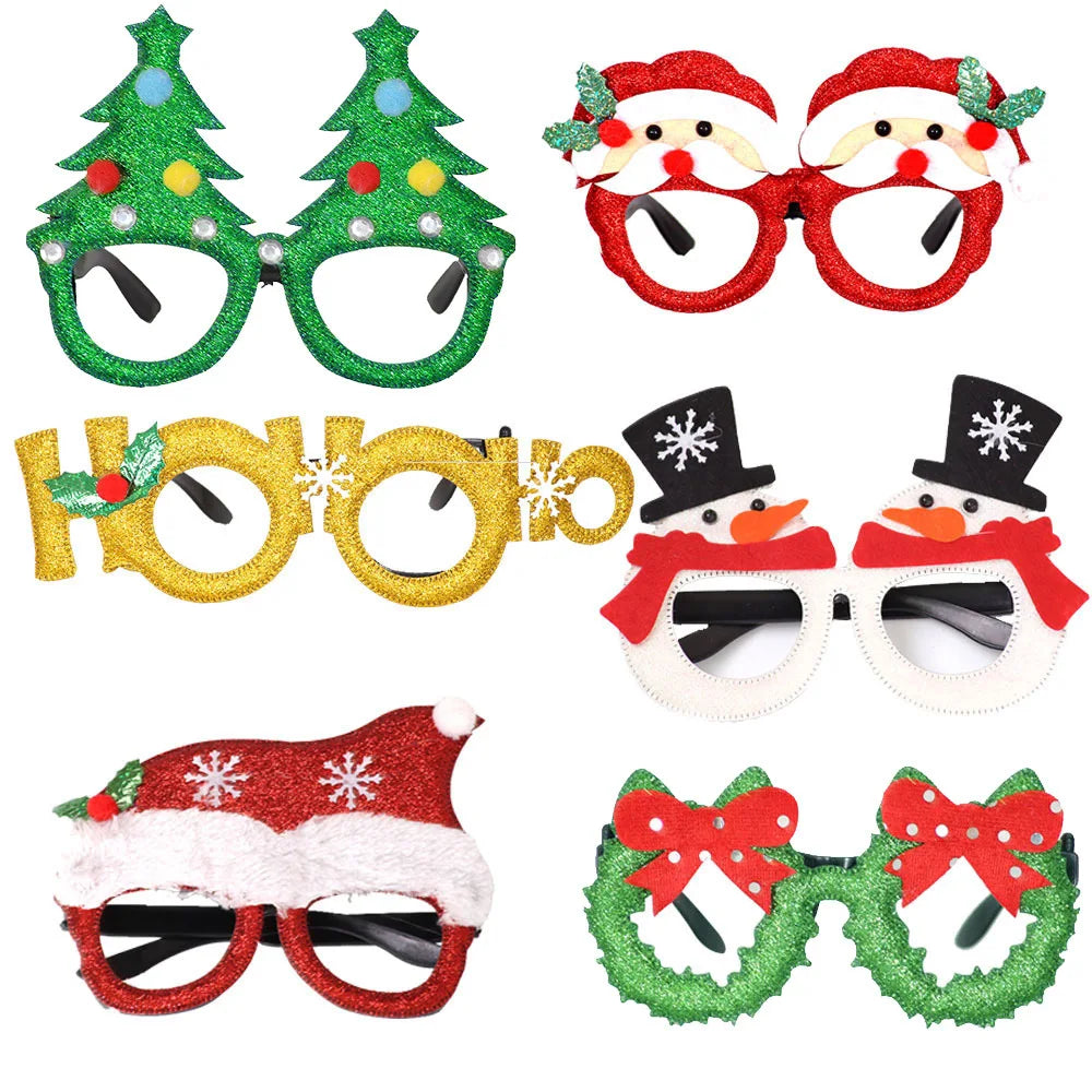 🎅 Fun Christmas Glasses for Kids 🎄 | Santa & Snowman Antlers Frames for Festive Cheer! 🥳