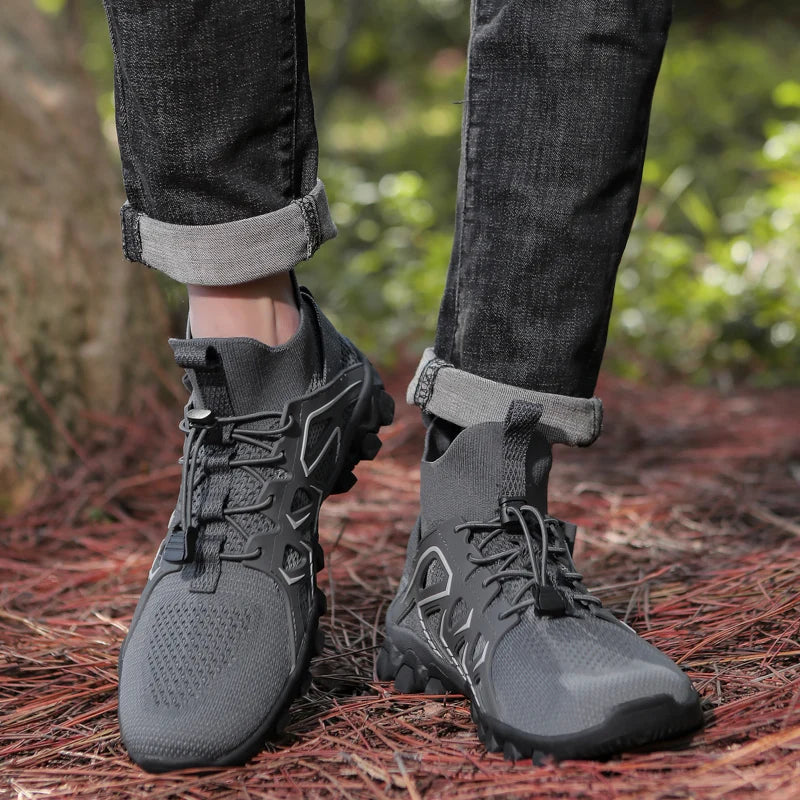 Men's Quick Dry Aqua Shoes | Slip-On Water Sneakers for Hiking & Wading