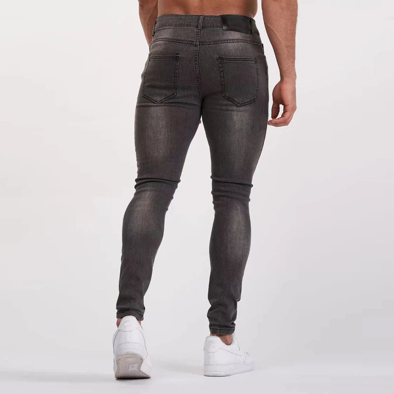 Men's Skinny Brushed Classic Denim Trousers | Casual Daily & Office Wear | Perfect for Parties