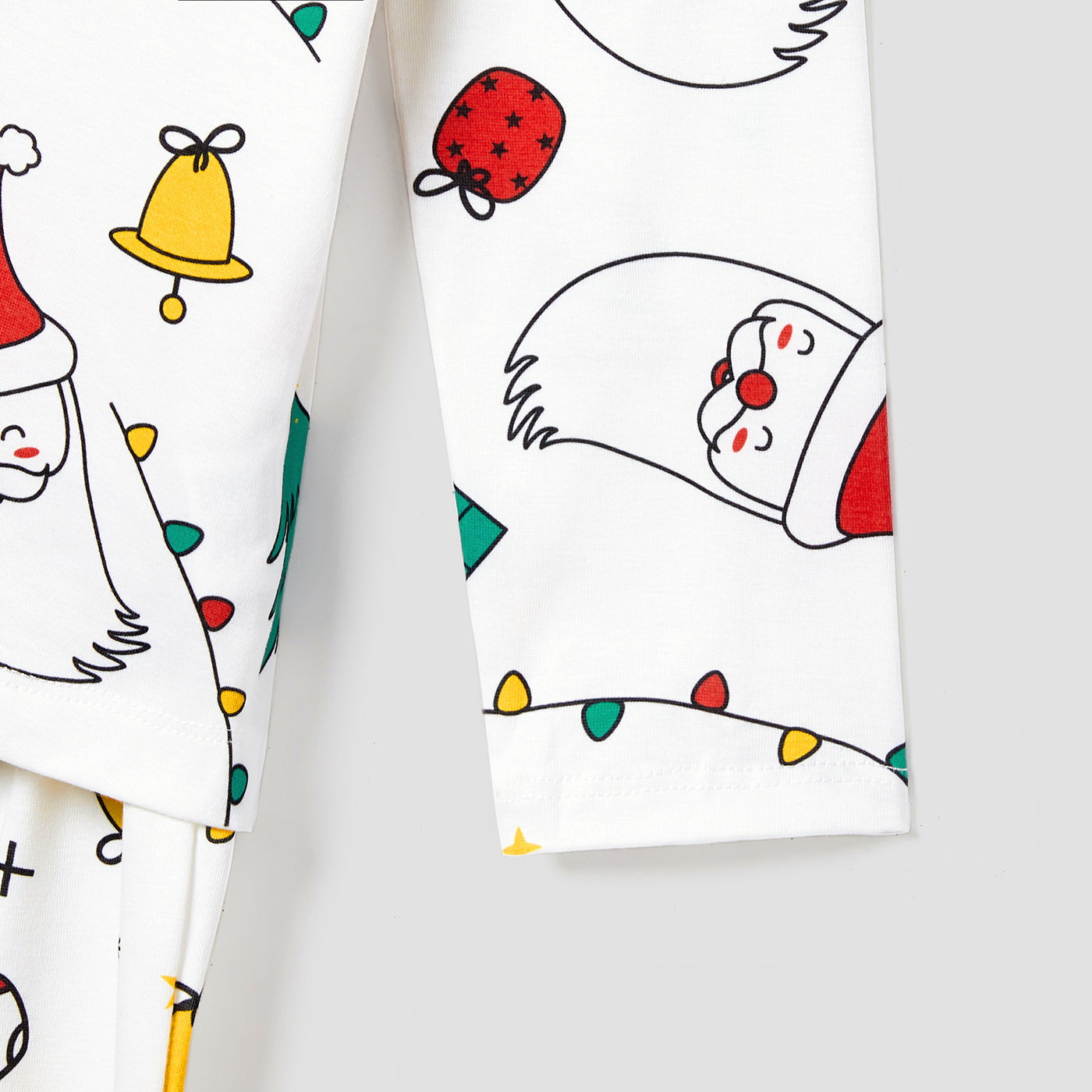 Christmas Family Matching Pajamas – Colorful Festival Print & Flame-Resistant! 🎄🔥