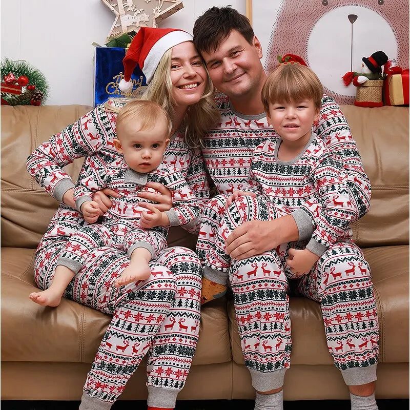 Christmas Family Matching Pajamas – New Year & Xmas PJs for the Whole Family! 🎄✨