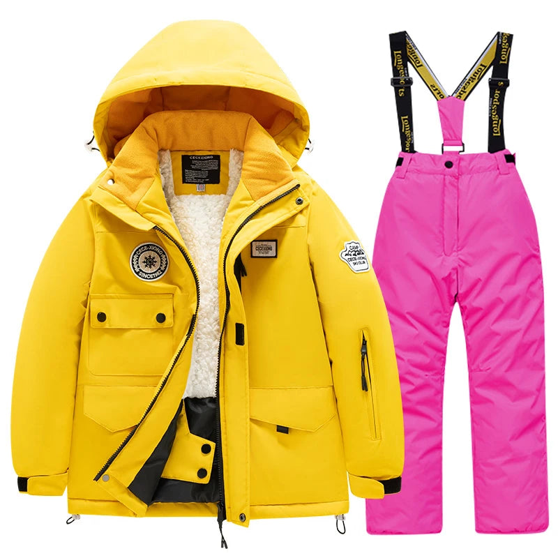 Kids' Waterproof Ski Suit Set – Warm Winter Snow Jacket & Pants for Boys & Girls ❄️