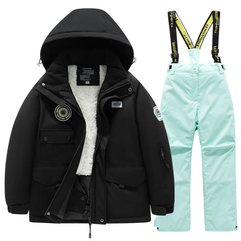 Kids' Waterproof Ski Suit Set – Warm Winter Snow Jacket & Pants for Boys & Girls ❄️