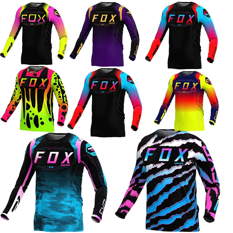 2024 New Enduro MTB Jersey | Men's Downhill Cycling Shirt | Breathable, Quick-Dry Motocross MX Jersey