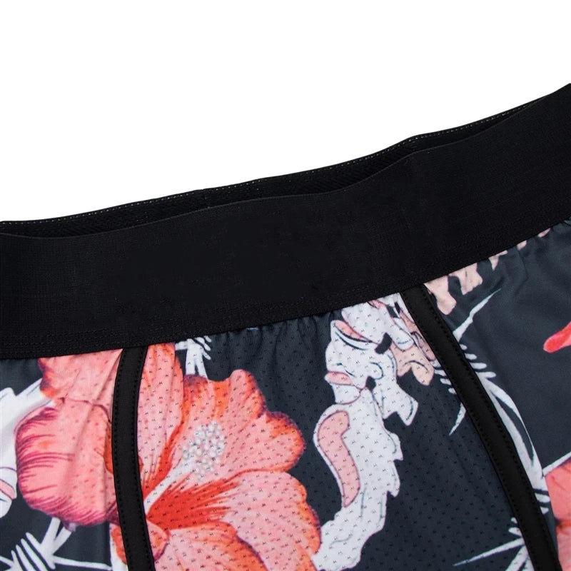 Men Underwear Boxers Sexy Men's Panties Lingerie Plus Size S-XXL Mens Boxershorts Funny Print Breathables Man Underpants Trunks