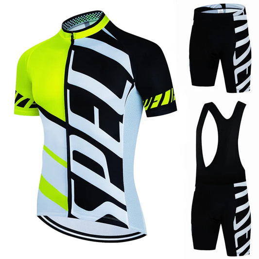 Men's Summer Cycling Jersey Set 🚴‍♂️ | Breathable Quick-Dry MTB Bike Suit | Ropa Ciclismo