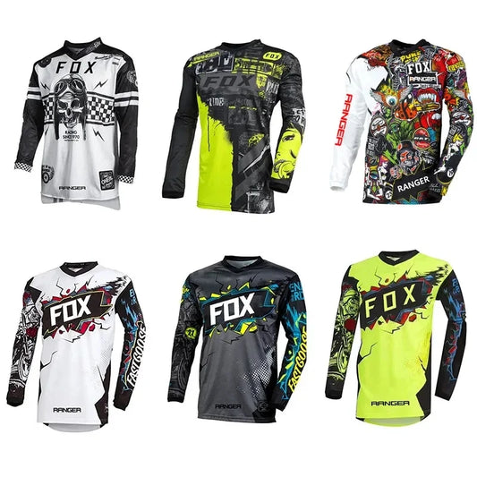 2023 Men's Downhill Racing Jersey | MTB Motorcycle Cycling Crossmax Shirt | Breathable, Quick Dry