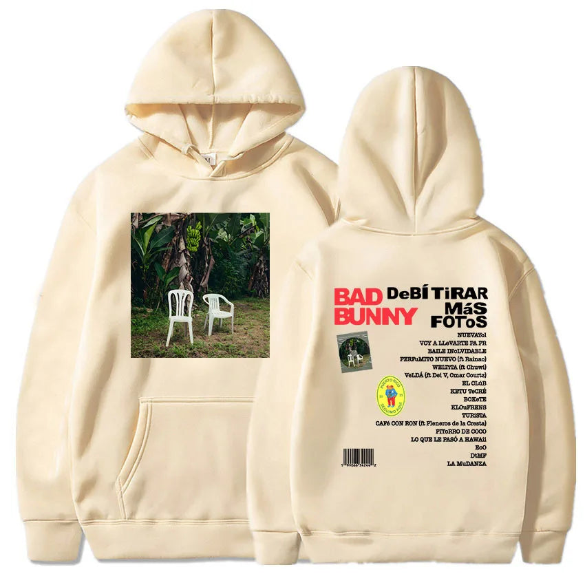 Debí Tirar MásFotos Hoodies 2025 Album Printing Sweatshirts Winter Casual Sudaderas Para Mujer Y Hombres