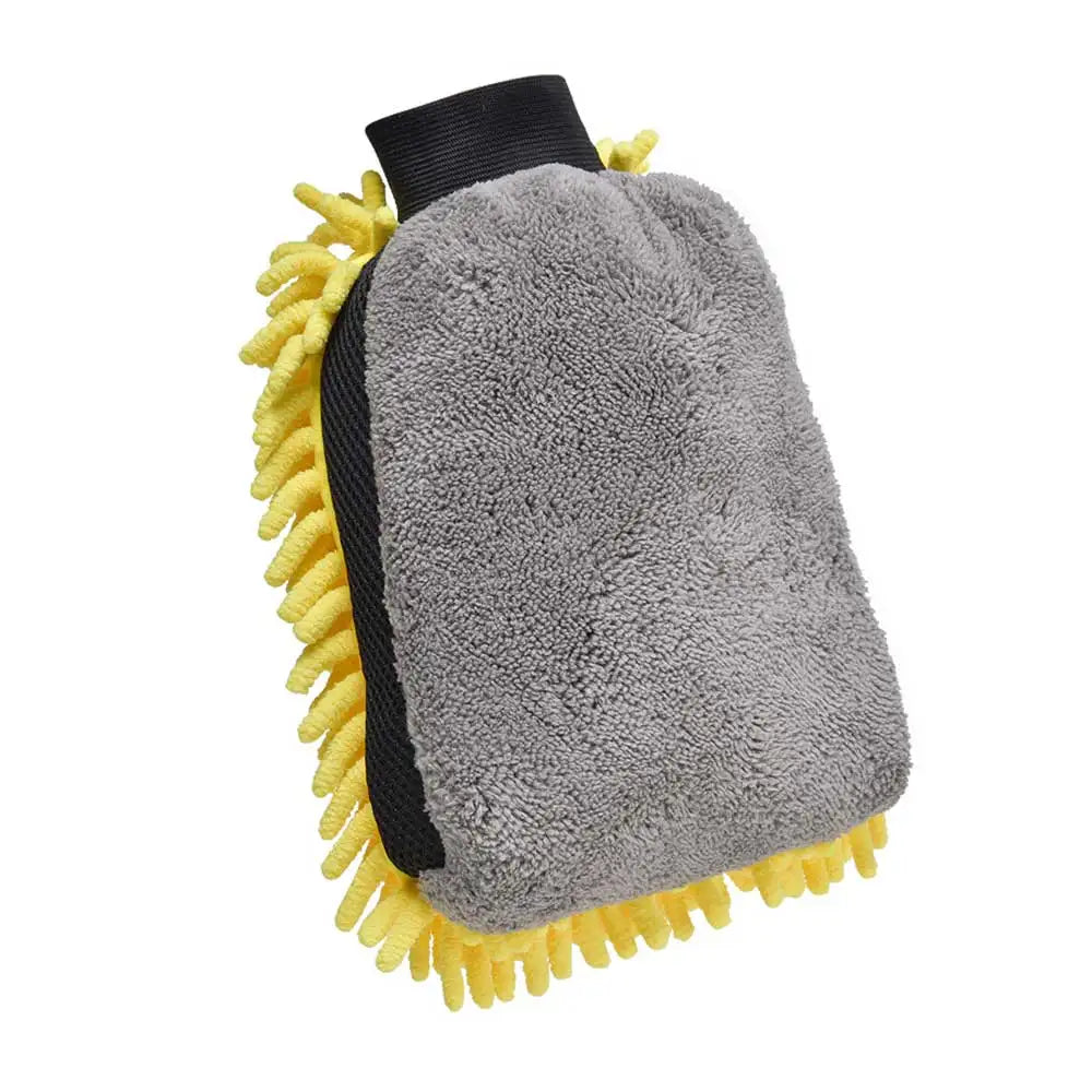 🧤 Car Wash Glove Coral Mitt Soft Anti-scratch for Car Wash Multifunction Thick Cleaning Glove Car Wax Detailing Brush 🧤