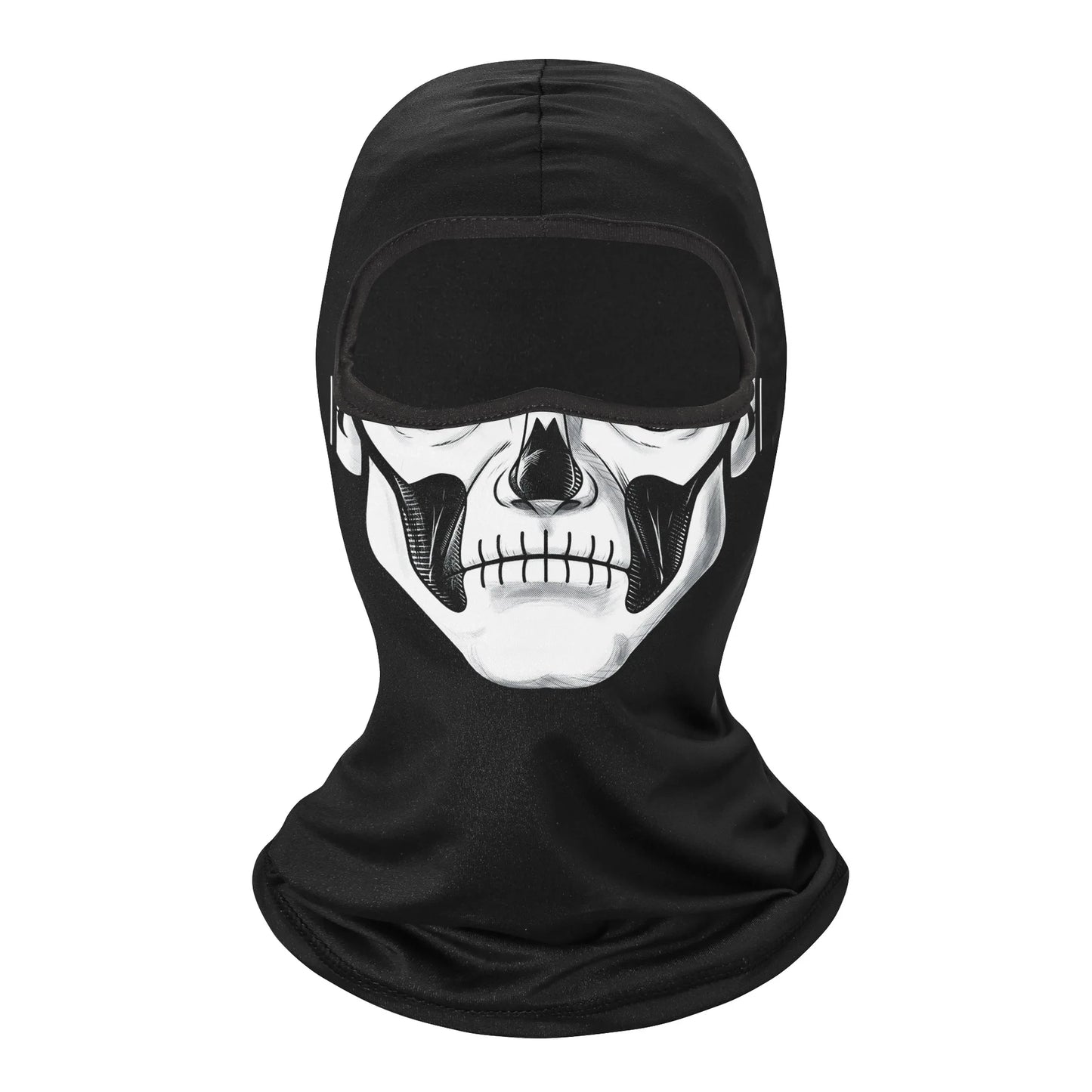 Skull Face Motorcycle Balaclava | Quick-Dry, Windproof & UV Protection | Outdoor Sports & Ski Mask for Men & Women