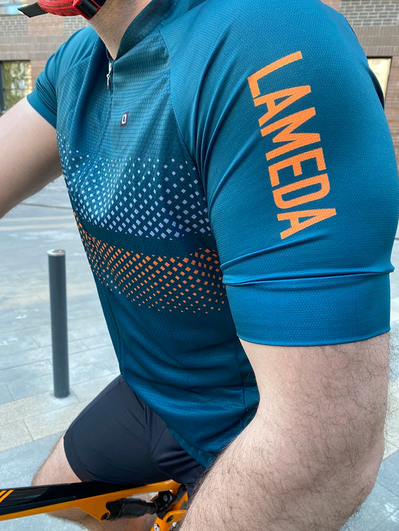 Men's Summer Cycling Jersey 🚴‍♂️ | Breathable, Quick-Dry MTB & Road Bike Shirt | Short Sleeve Sportswear