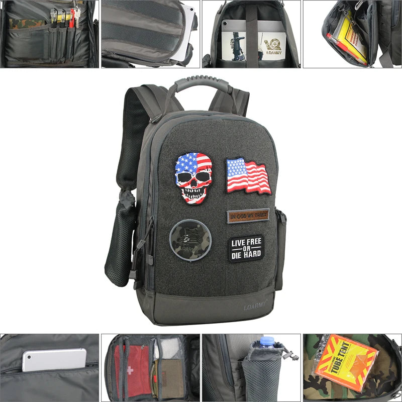 🎒 35L Tactical Backpack - Military Rucksack | Waterproof & Multi-Function | Laptop Bag for Men 💪🌧️