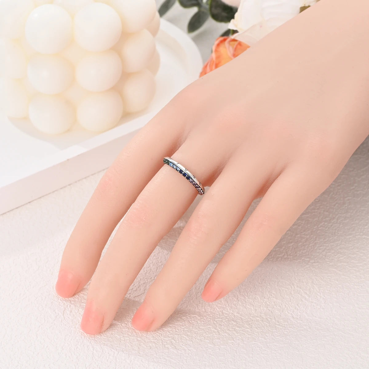 Silver Plated Infinite Love Firefly Ring Original Design Zircon Finger Rings For Women High Quality Wedding Jewelry Gift