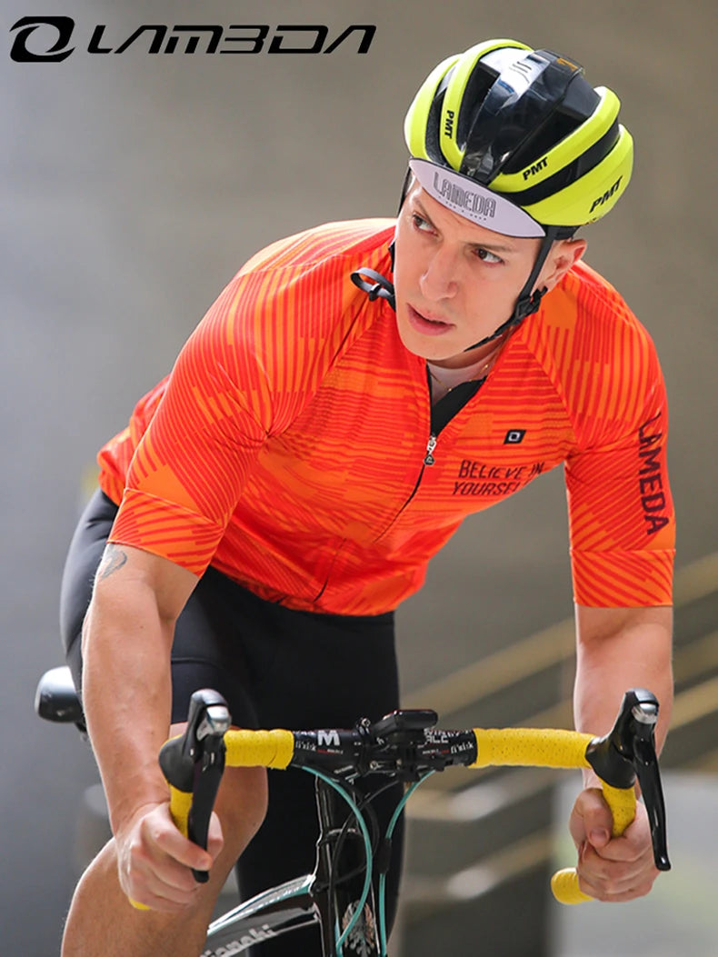 Men's Summer Cycling Jersey 🚴‍♂️ | Breathable, Quick-Dry MTB & Road Bike Shirt | Short Sleeve Sportswear